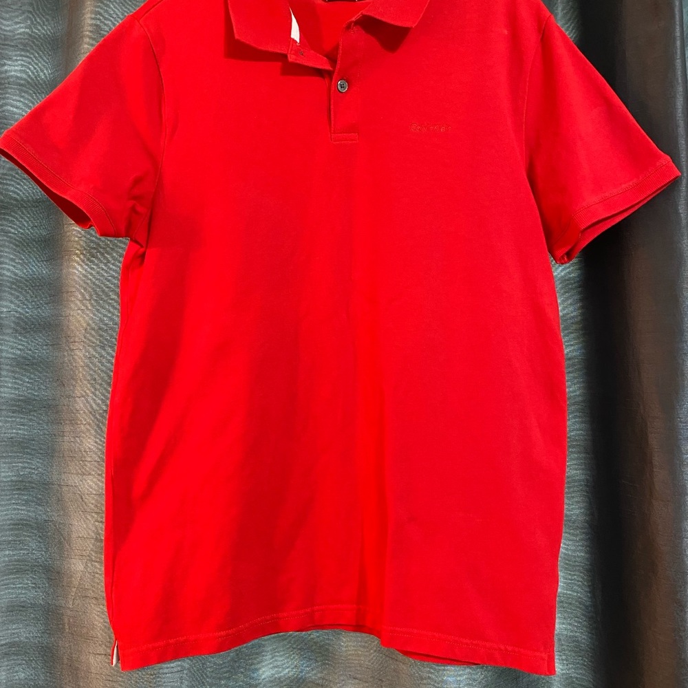 Mens Calvin Klein Cotton Polo